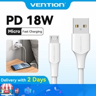 Vention Micro USB Charging Cable 2A Current Durable PVC Jacket Cable Compatible With Xiaomi / Samsun
