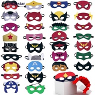 YOUNGSTAR Halloween Superhero Masks Christmas Birthday Party Spiderman Hulk Iron Man Cosplay Mask For Kids Children M2U2