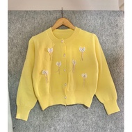 Yellow Floral Cardigan