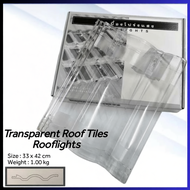 TOPLIGHT Transparent Natural Light Roof Tiles / Transparent Roof Tile (rooflight) Monier / vintage /