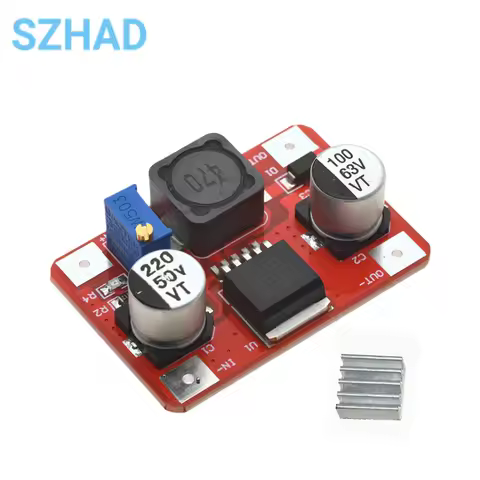 LM2577 High Voltage Booster Plate DC-DC Boost Module Input 3.5-35V 3A Output 5-56V With Indicator Li