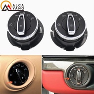 Chrome Headlight Control Switch For Porsche Cayenne Turbo GTS 92A 958 Macan 991 911 991R GT3 Head Li