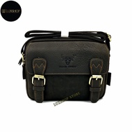 Rush Rider Full Cow Leather Sling Bag Men Shoulder Bag Cross Body Messenger Leather Bag