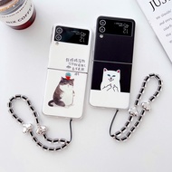 Couple Cute Hard Casing for Samsung Galaxy Z Flip 7 Z Flip 6 Z Flip7FE Cartoon PC Black Samsung Z Fl