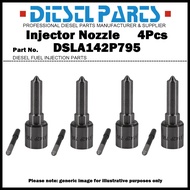 4x Common Rail Fuel Injector Nozzle 0433175196 DSLA142P795 for Peugeot 206 306 406 Expert Partner Ci