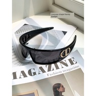 sunglasses men sunglasses women Earth Store Hair Band Sunglasses Women's Star Y2K Cat's Eye CD Futur