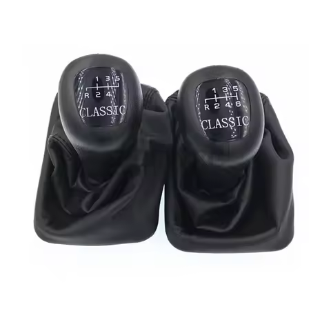 New 5 6 Speed Car Gear Shift Knob Gaiter Boot Cover For Mercedes Benz W202 C 93-01 For W208 CLK 97-0