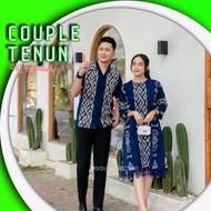 BAJU SET PAKAIAN COUPLE TENUN IKAT JEPARA / COUPLE TENUN JEPARA NTT / DRESS TENUN JEPARA WANITA / KE