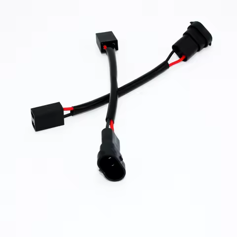 2pcs H11 H8Male Bulb Socket To H7 Female Headlight Connector Adapter Wiring Harness Socket Headlight