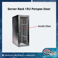 [READY STOCK] Primestar 18U 19" Floor Standing Server Rack Perspex / Perforated Door (SIRIM)