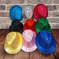 Sequin Fedora Hat Party Cosplay For Kids and Adult Unisex