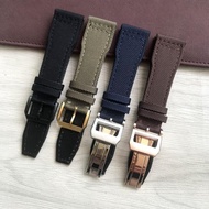 2023 New☆☆ Suitable for IWC Wanguo Dafei Canvas Nylon Watch Band Little Prince Mark XVIII Portuguese Series 21 22mm