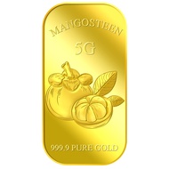 999.9 Pure Gold | 5g Mangosteen Gold Bar