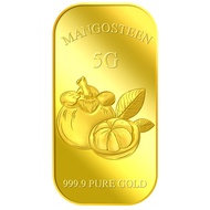 999.9 Pure Gold | 5g Mangosteen Gold Bar