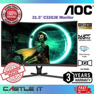 AOC 32" C32G3E CURVED 1500R 31.5" VA Full HD 165HZ 1MS HD MI DP Gaming Monitor
