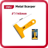 [ DELI ] (DL4723C / DL4723) Metal Scraper | 145mm Razor Scraper | Paint Glue Sticker Remover | DIY C