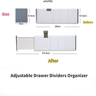 Afutre Storage Organiser Dividers Kitchen Drawers Pantry Open Shelves Extendable Wardrobe Shelf Portable Organizer Rack Closet Organiser