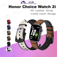 Honor Choice Watch 2i Strap Silicone Leather Lined Style Color Strap 20mm Replacement Strap For Hono