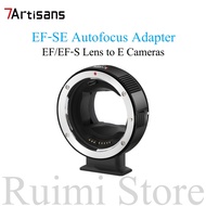 7Artisans EF-SE Auto-Focus Lens Adapter Ring Lens Converter Compatible for EF/EF-S Lens to E mount Cameras