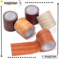 MAGIC 5M/Roll Realistic Repair Skirting Line Wood Grain Tape Floor Home Decor Furniture Renovation Duct Tape Adhensive