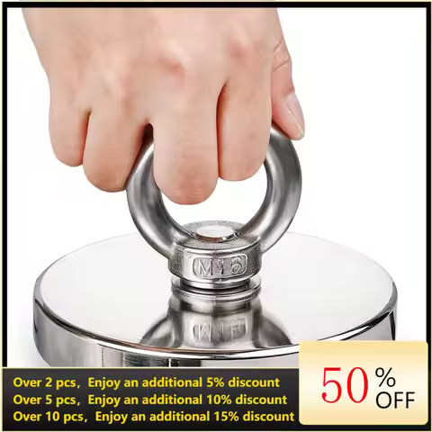 Super Strong Neodymium Fishing Magnet Hook N52 Heavy Duty Rare Earth Magnet with Countersunk Hole Ey