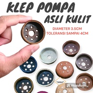 Klep Pompa Seal Pompa Kulit Seal Pompa Tabung Ukuran Diameter 3.5 cm Toleran Sampai 4 cm