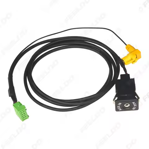 FEELDO Car Radio USB AUX-In Cable Plug AUX Socket Adapter For Audi MMI3G 3G+ A6L/A4L/Q5/Q7/A5/S5/TT 