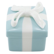 蒂芬妮迷你藍色蝴蝶結盒 - 其他雜物、飾品盒、小物件收納盒、陶瓷、淺藍色 - [二手]