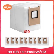 Vacuum Cleaner Accessories 10pcs Dust Bags for  for Omni E25/E28 Robot Vacuum Cleaner Replacement Pa