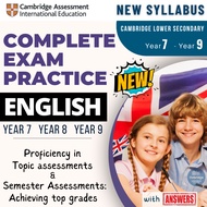 S15 Latest Cambridge Secondary English Complete Exam Practice + Answer Year 7 Year 8 Year 9 English 