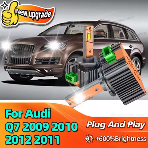 2Pcs LED Headlight Bulbs D3S Car Lamp 30000LM Canbus CSP Chip 6000K Light For Audi Q7 2009 2010 2012