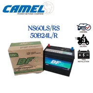 [ Installation Provided ]CAMEL DF NS60 50B24| Car Battery Bateri Kereta Vios Yaris City Civic Crv Hr