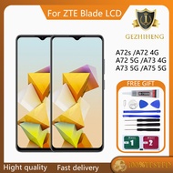 Original For ZTE Blade A72 4G 5G A72s A73 4G 5G A75 5G LCD Display Touch Screen Replacement