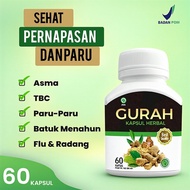 Original Gurah Herbal Capsules Treats Respiratory Disorders, Snoring, Phlegmy Coughs, Asthma, Conten