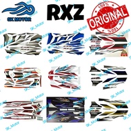 Yamaha RXZ Catalyzer Original Stripe Body Sticker Graphic Merah Chili Putih Biru Kuning Grey Hitam O