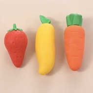 Pencil Eraser - Creative Cute Fruit Shape Eraser Cute Eraser for Kids