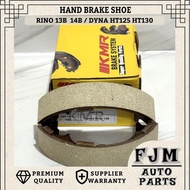 DELTA HAND BRAKE SHOE HAND BRAKE PADS RINO 13B / 14B DUTRO 125HT 130 HT / KMRDELTA