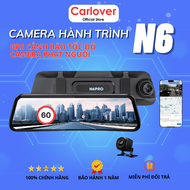 Camera hành trình ô tô N6 Pro Carlover 2k có wifi kết nối với điện thoại GPS cảnh báo làn đường cảnh