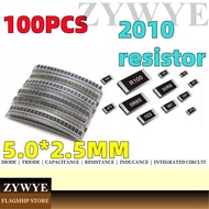 100pcs Resistor 2010 Chip Resistor 0R 2.2 R 4.7 R 3.3 R 100R 200R 330R 470R 1K 2K 3.3K 4.7K 5.1K 10K