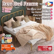 Metal Bed Frame Iron Bed Frame Queen Size Double or Single Queen Bed Frame