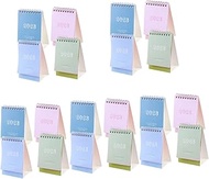 STOBOK 20 Pcs 2023 Desk Calendar Decorative Desk Calendar 2023 Desktop Calendar 2023 Memo Calendar T