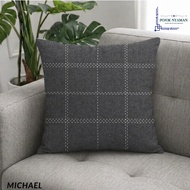 KATUN Premium Cotton Sofa Cushion Cover Michael Motif Size 40x40 45x45 50x50 - Chair Cushion Cover 1