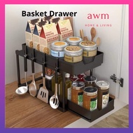 AWM Undersink Basket Drawer Bakul Bawah Sinki Basket cabinet Bakul Kabinet