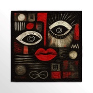 Capital - DARK Abstract Pattern Bandana scarf Bandana Bandana head scarf Bandana head scarf for wome