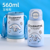 ขวดน้ำหลอดดูดสำหรับเด็ก 316 เกรดอาหารโรงเรียนหญิงพิเศษขวดน้ำคู่ฉนวนสแตนเลส