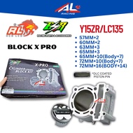 REDLEO Y15ZR LC135 57MM+2 60MM+2 63MM 65MM+3 65MM 72MM +10 +16 BODY +7 +14 Ceramic Block X PRO Racin