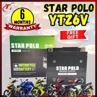 STAR POLO YTZ6 GEL Bateri Battery Motor Batteri AIR BLADE VARIO150 CLICK150i RS150 V1-V2 ZX10R JET B