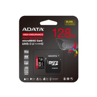 ADATA MicroSD Card V30 High Endurance CCTV & Car Dashcam High Speed 100/80 MB/s Free Adapter - 256GB