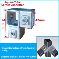 Galvanized Iron Square Pipe Connector T-joint Base
