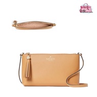 (PLEASE CHAT BEFORE PURCHASE)BRAND NEW KATE SPADE IVY STREET AMY TIRAMISU MOUSSE SMOOTH LEATHER CROSSBODY WKRU4856